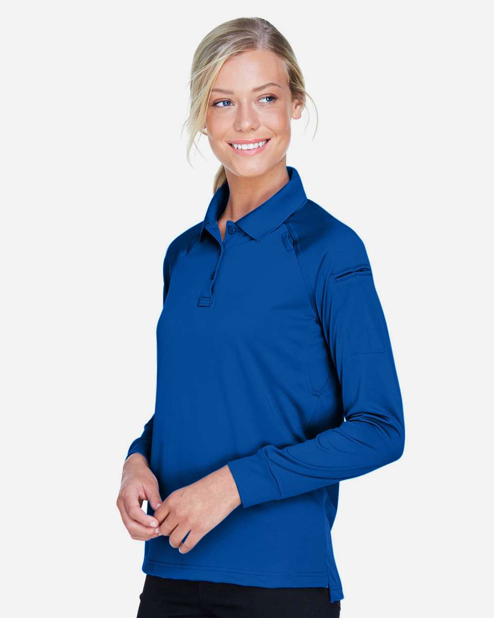 Harriton-M211LW-Women's Advantage Long Sleeve Tactical Polo - Image 45