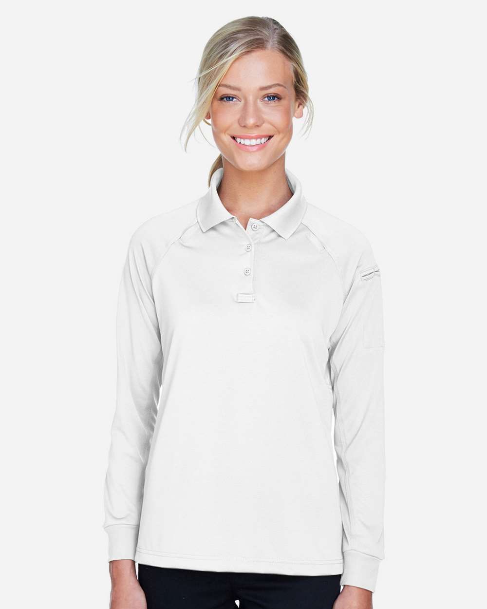 Harriton-M211LW-Women's Advantage Long Sleeve Tactical Polo - Image 49
