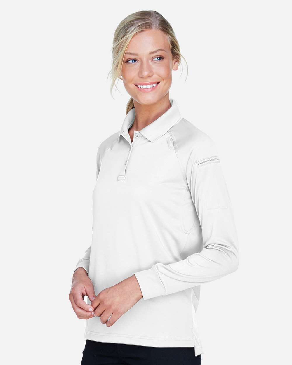 Harriton-M211LW-Women's Advantage Long Sleeve Tactical Polo - Image 50