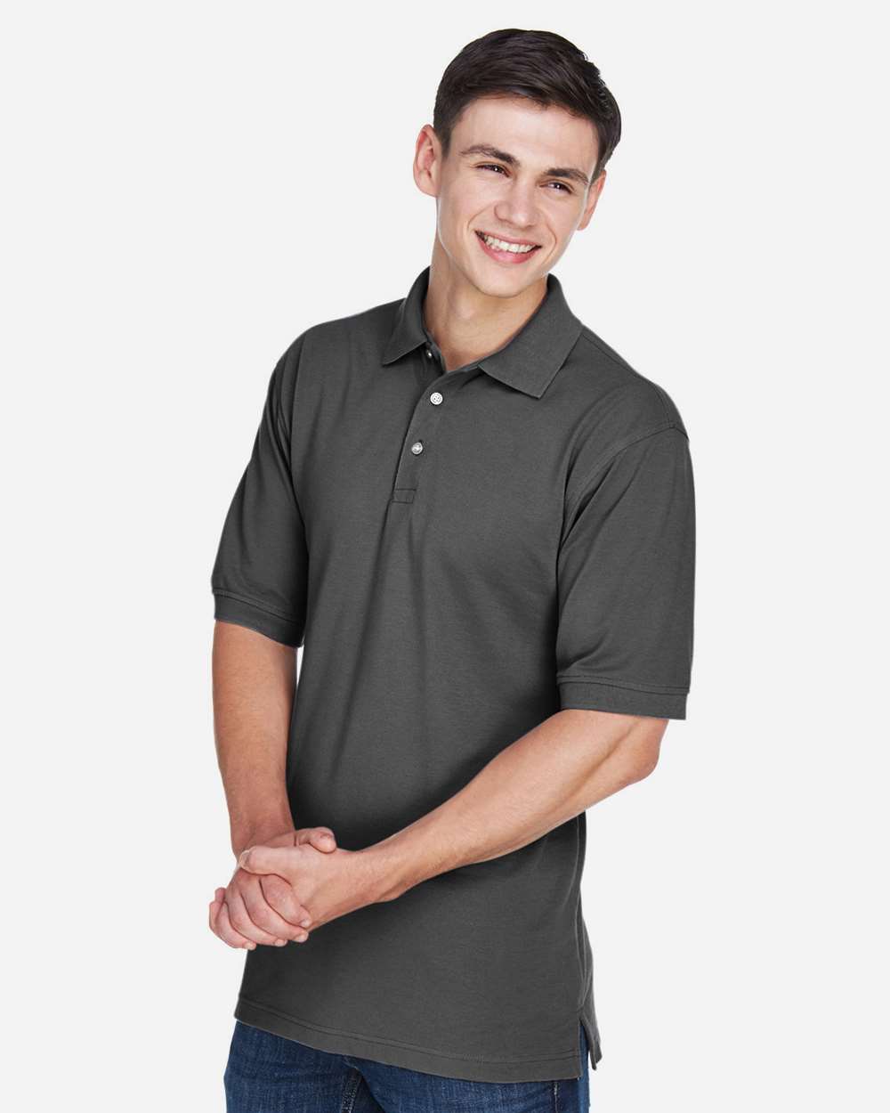 Harriton-M265-Men's Easy Blend™ Polo - Image 10