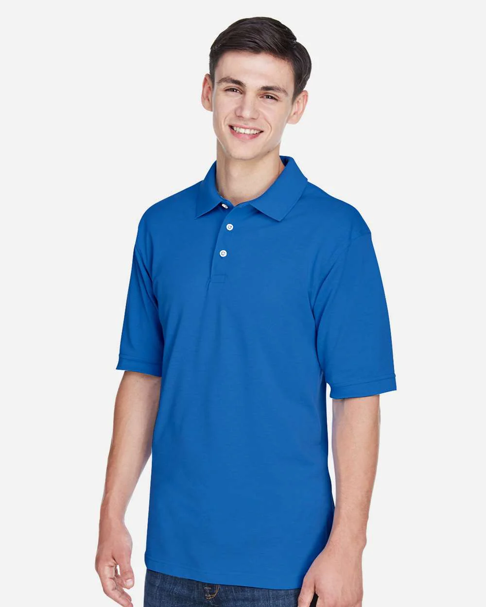 Harriton-M265-Men's Easy Blend™ Polo - Image 55