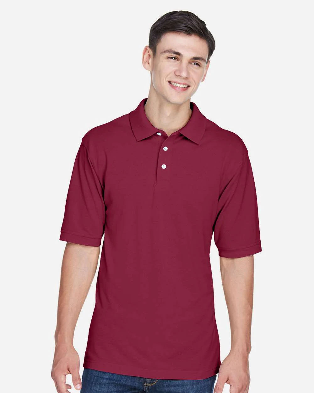 Harriton-M265-Men's Easy Blend™ Polo - Image 64
