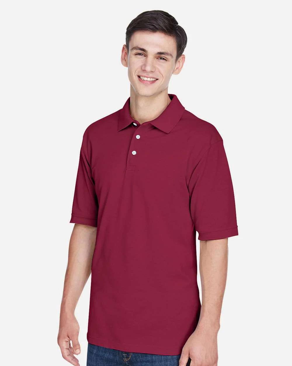 Harriton-M265-Men's Easy Blend™ Polo - Image 65