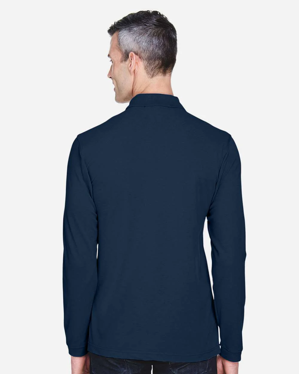 Harriton-M265L-Men's Easy Blend™ Long Sleeve Polo - Image 16