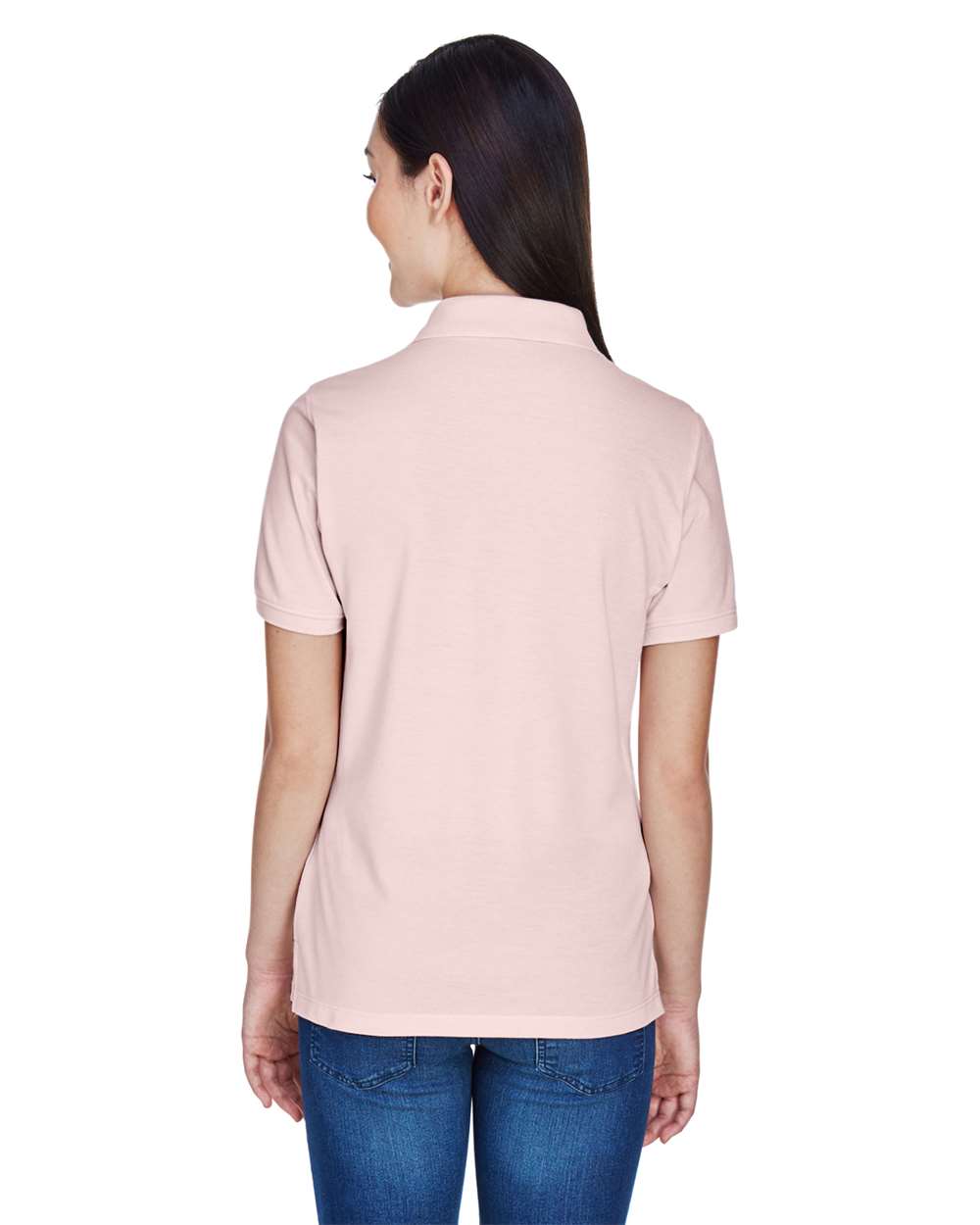 Harriton-M265W-Women's Easy Blend Polo - Image 11