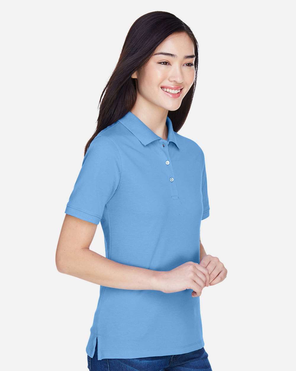 Harriton-M265W-Women's Easy Blend Polo - Image 29