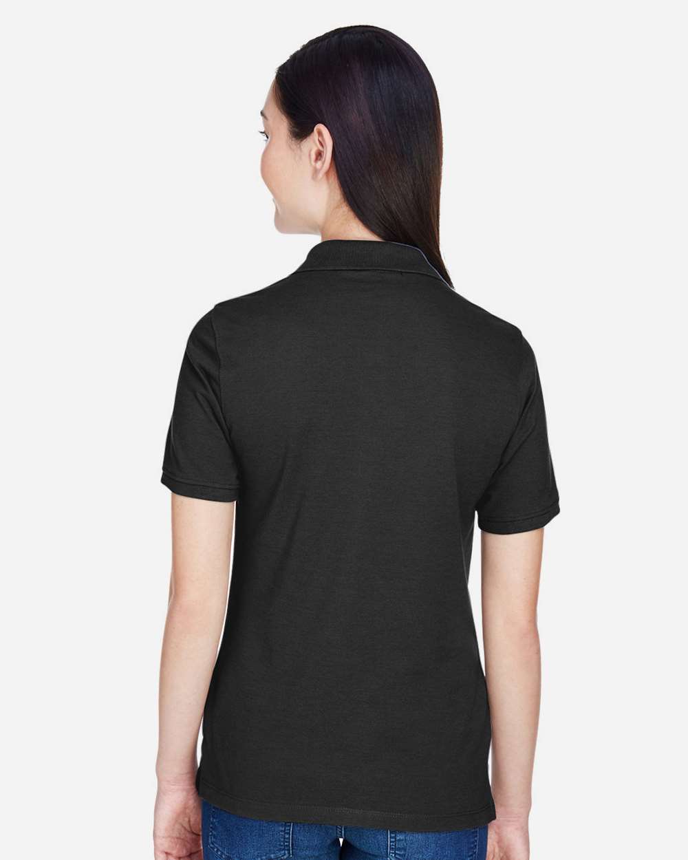 Harriton-M265W-Women's Easy Blend Polo - Image 5