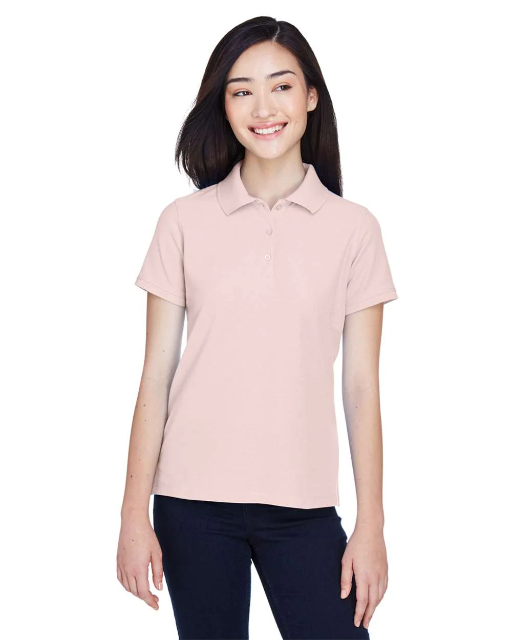 Harriton-M280W-Women's Blend-Tek™ Polo - Image 3