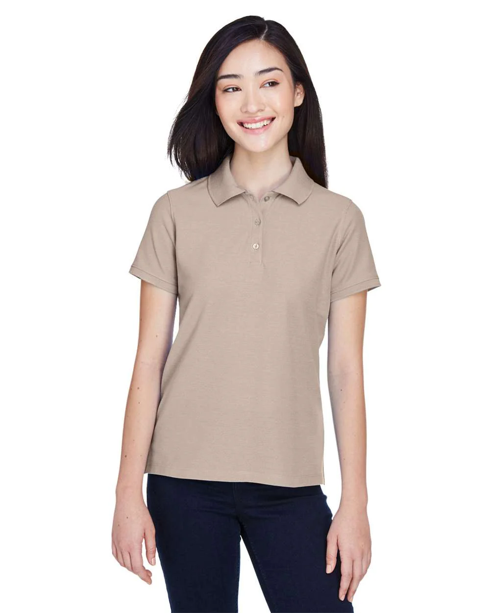 Harriton-M280W-Women's Blend-Tek™ Polo - Image 9