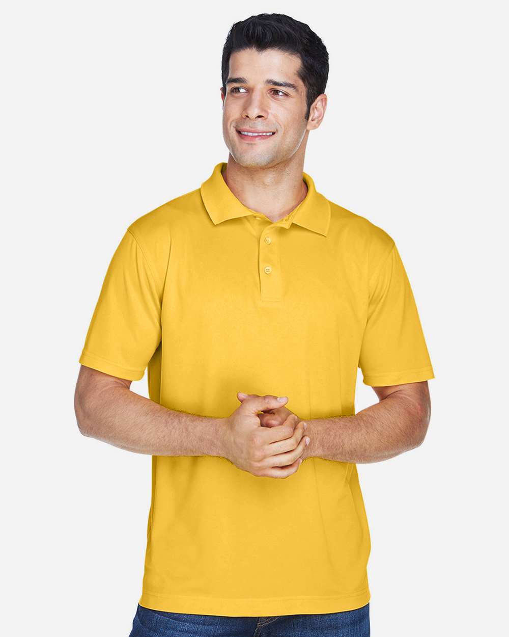 Harriton-M315-Men's Polyester Jersey Polo - Image 14