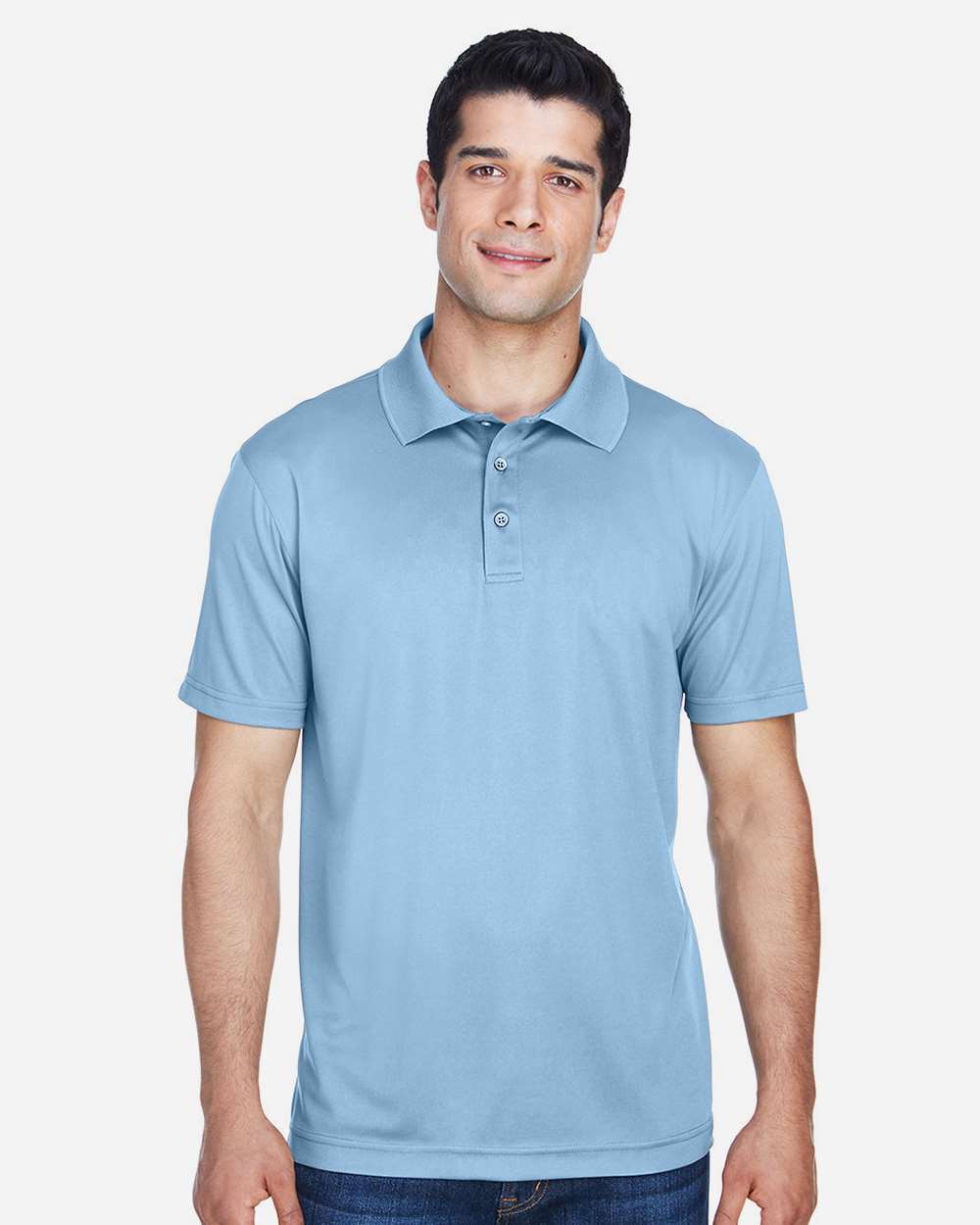 Harriton-M315-Men's Polyester Jersey Polo - Image 19