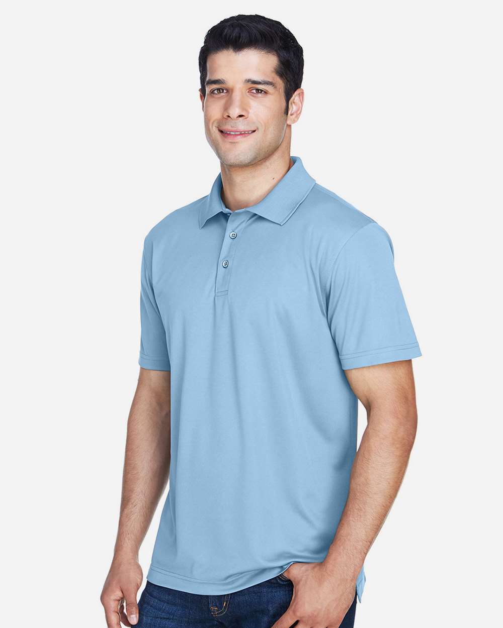 Harriton-M315-Men's Polyester Jersey Polo - Image 20