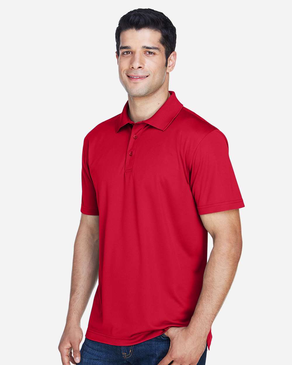 Harriton-M315-Men's Polyester Jersey Polo - Image 30