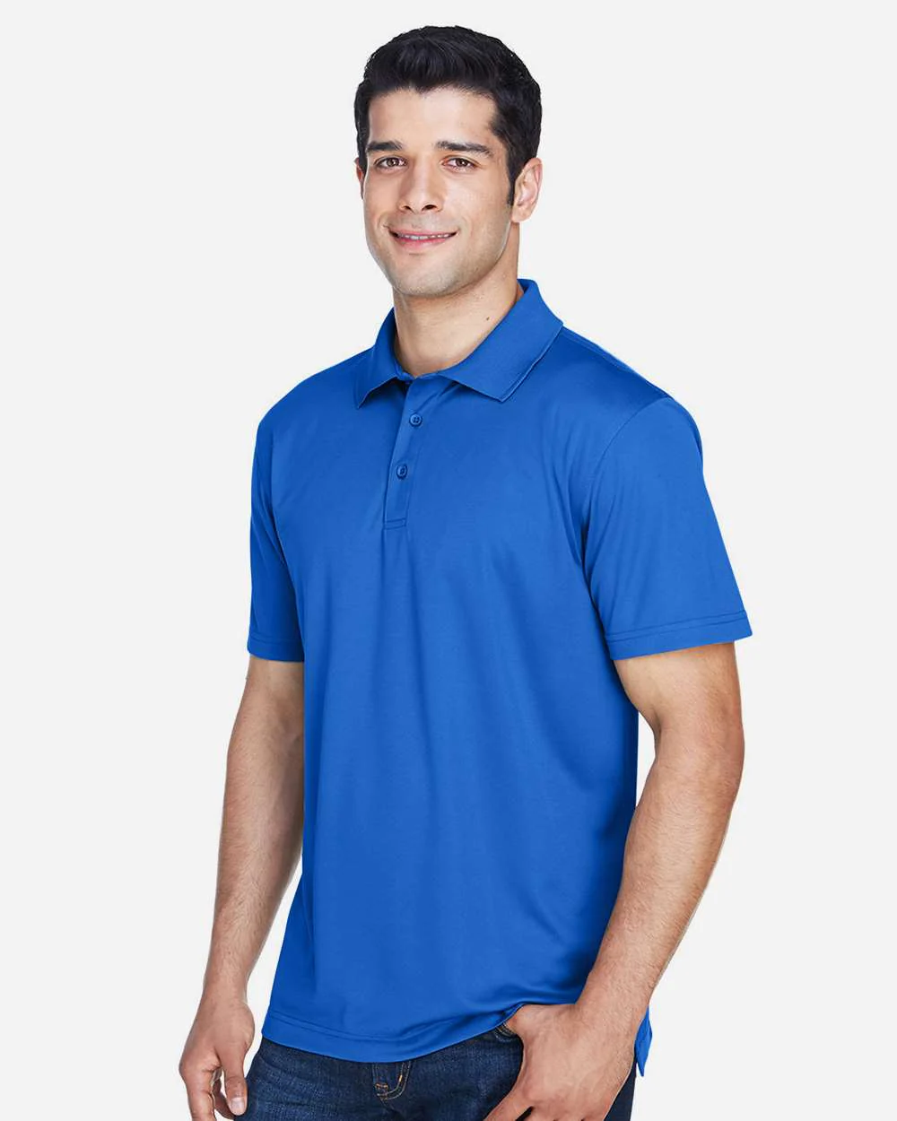 Harriton-M315-Men's Polyester Jersey Polo - Image 35