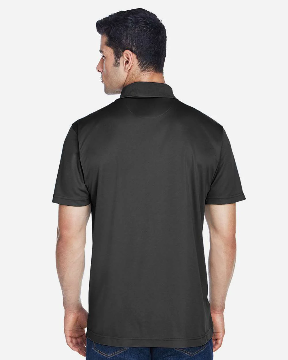 Harriton-M315-Men's Polyester Jersey Polo - Image 5