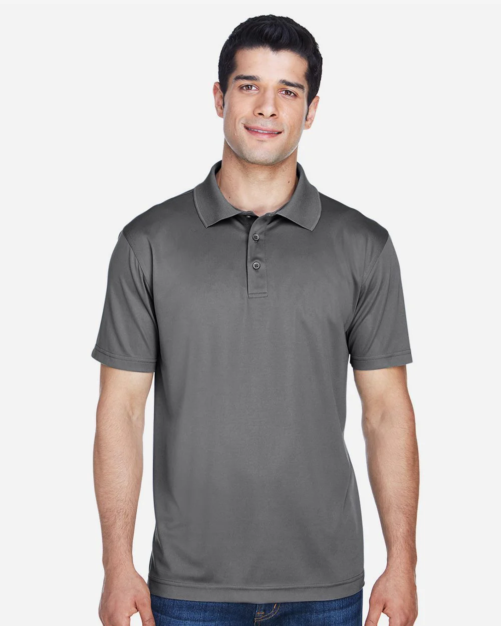 Harriton-M315-Men's Polyester Jersey Polo - Image 6