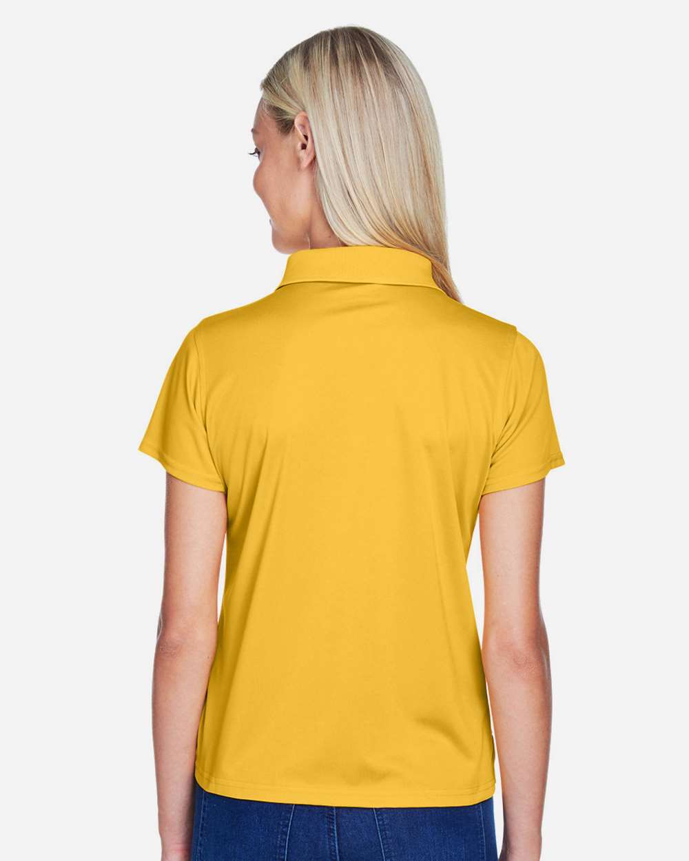 Harriton-M315W-Women's Polyester Jersey Polo - Image 16