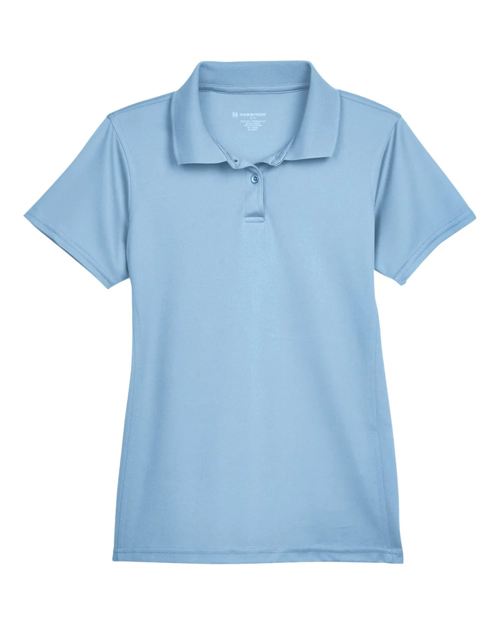 Harriton-M315W-Women's Polyester Jersey Polo - Image 17