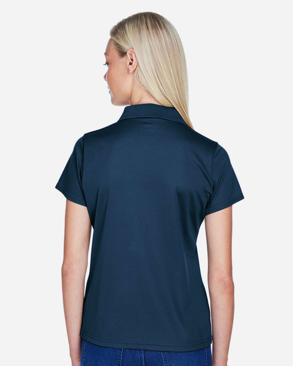 Harriton-M315W-Women's Polyester Jersey Polo - Image 26