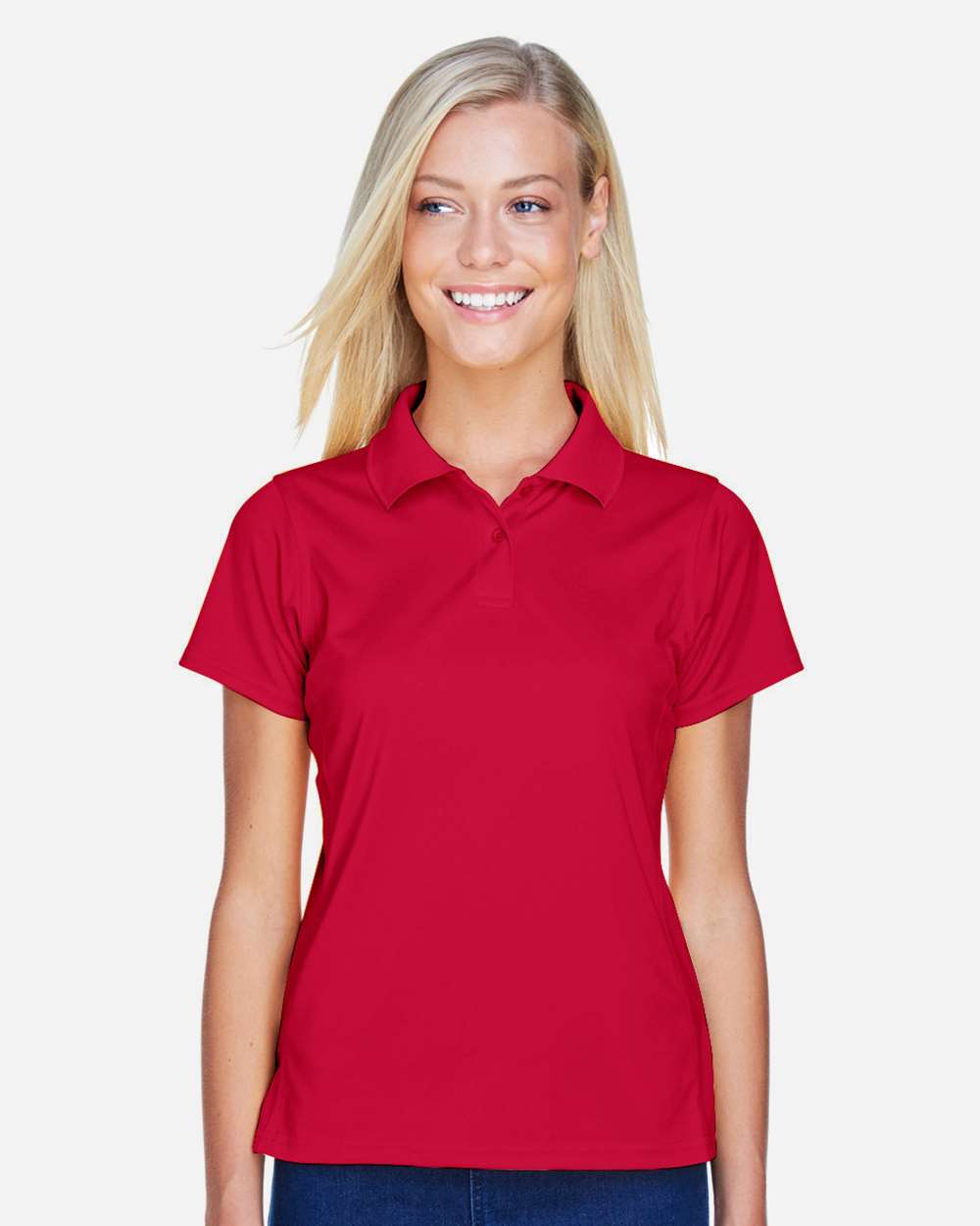 Harriton-M315W-Women's Polyester Jersey Polo - Image 29