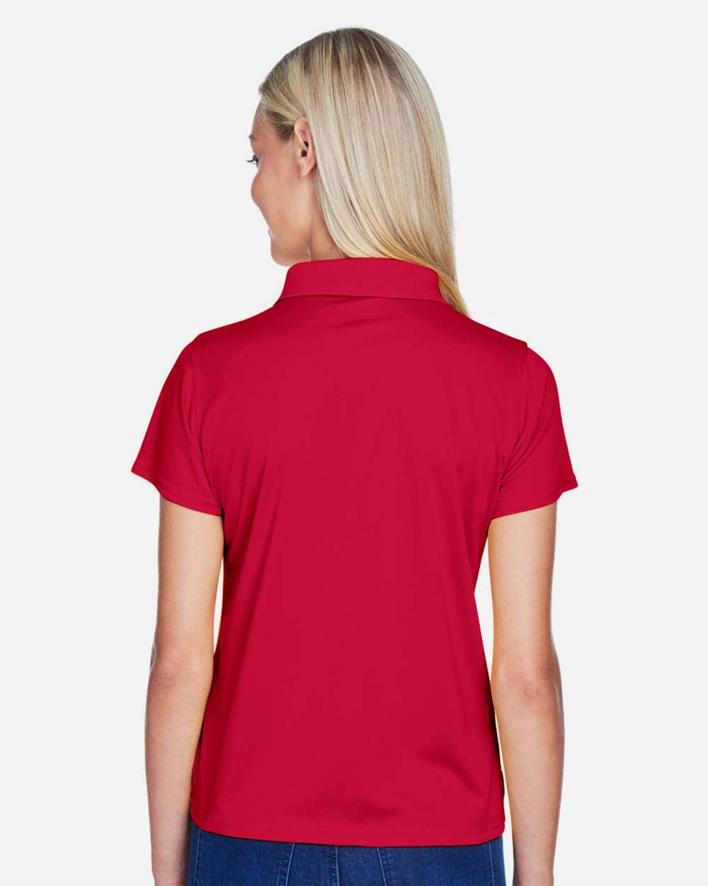 Harriton-M315W-Women's Polyester Jersey Polo - Image 31