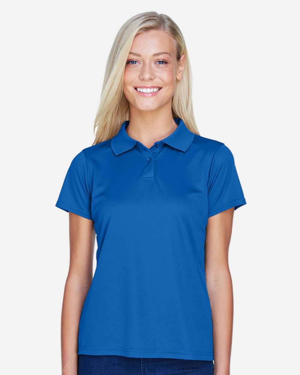 Harriton-M315W-Women's Polyester Jersey Polo - Image 34