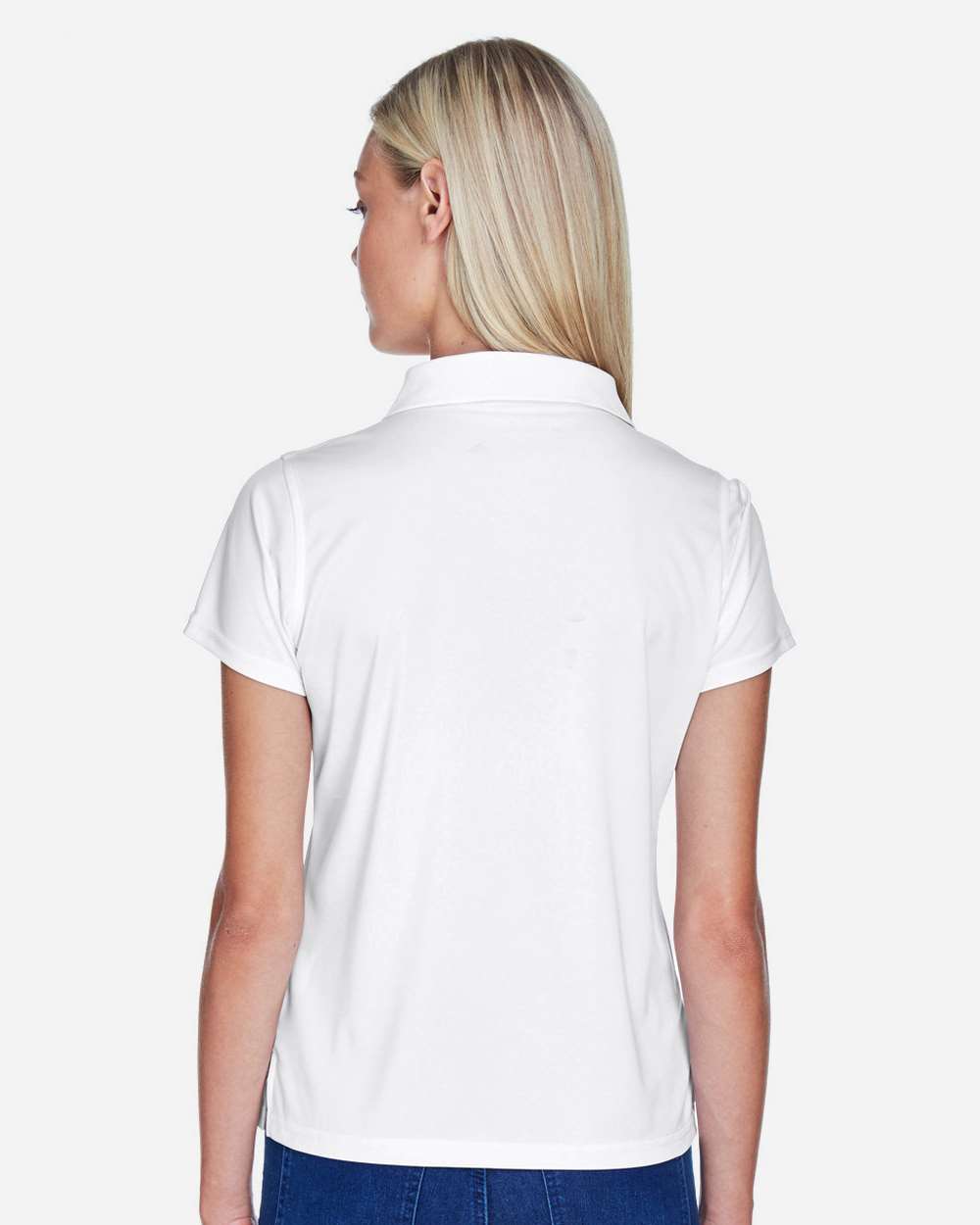 Harriton-M315W-Women's Polyester Jersey Polo - Image 41