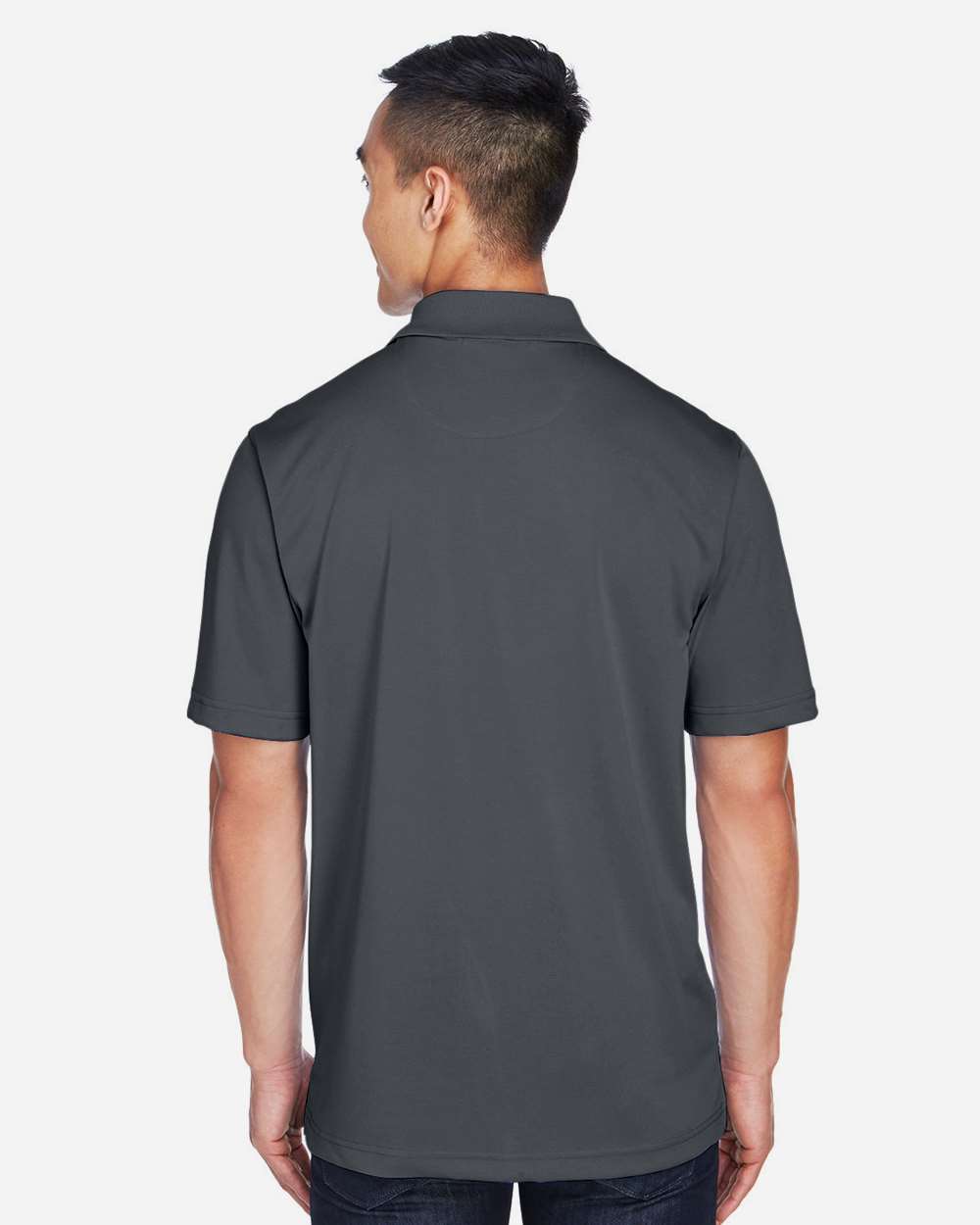 Harriton-M345-Men's Advantage Snag Protection Plus IL Snap Placket Polo - Image 11