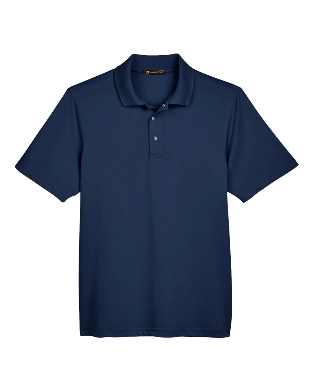 Harriton-M345-Men's Advantage Snag Protection Plus IL Snap Placket Polo - Image 12