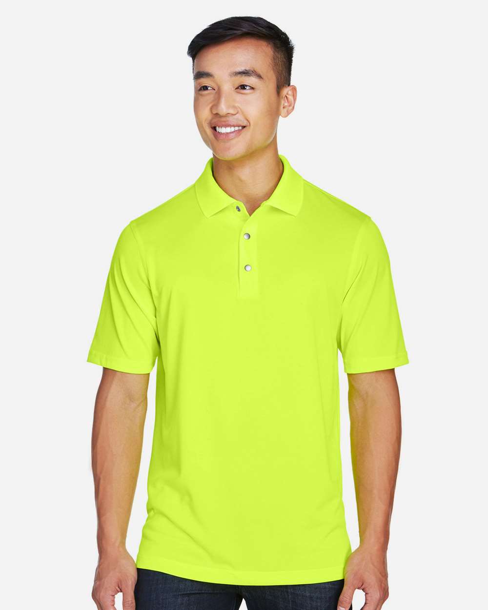 Harriton-M345-Men's Advantage Snag Protection Plus IL Snap Placket Polo - Image 24