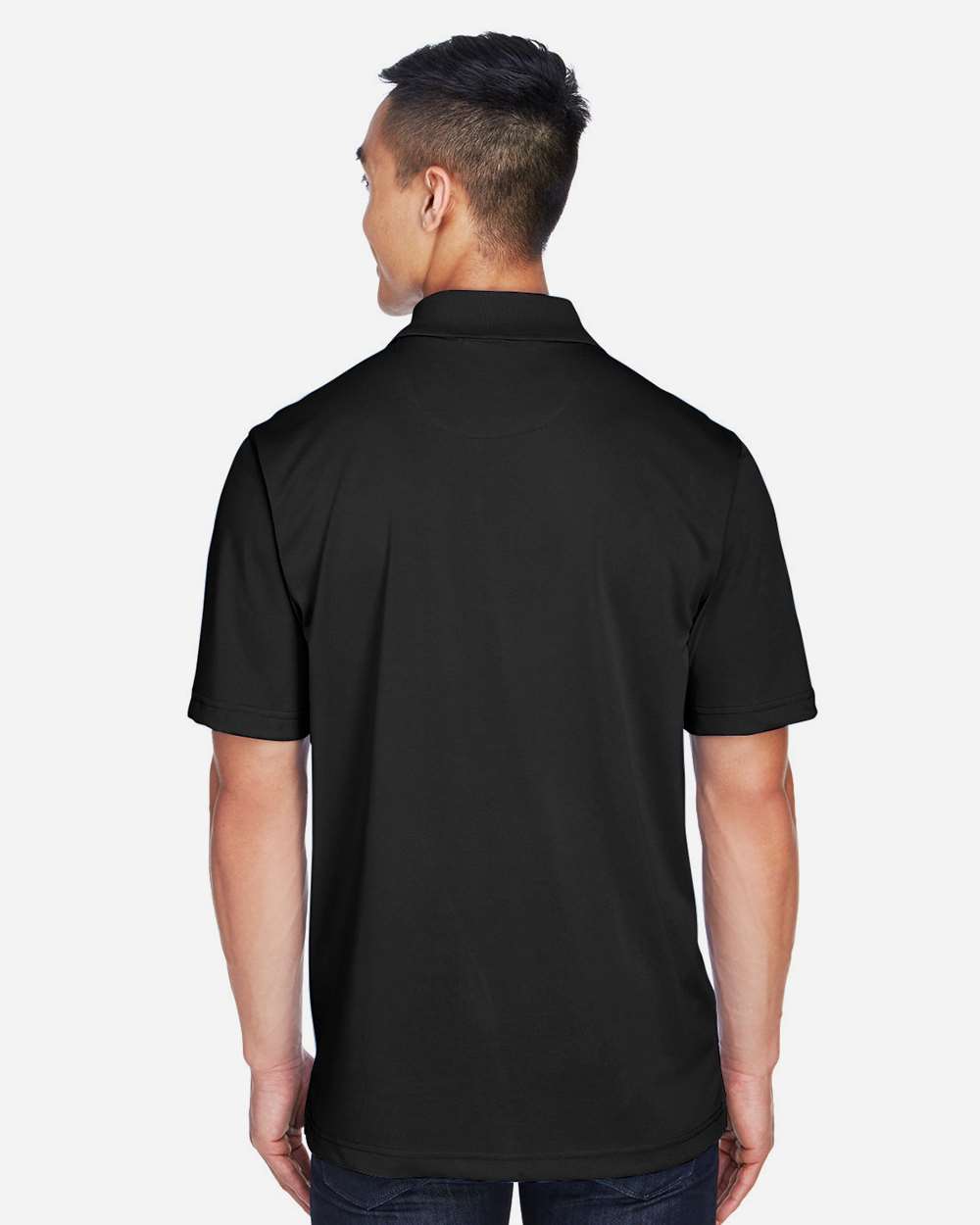 Harriton-M345-Men's Advantage Snag Protection Plus IL Snap Placket Polo - Image 5