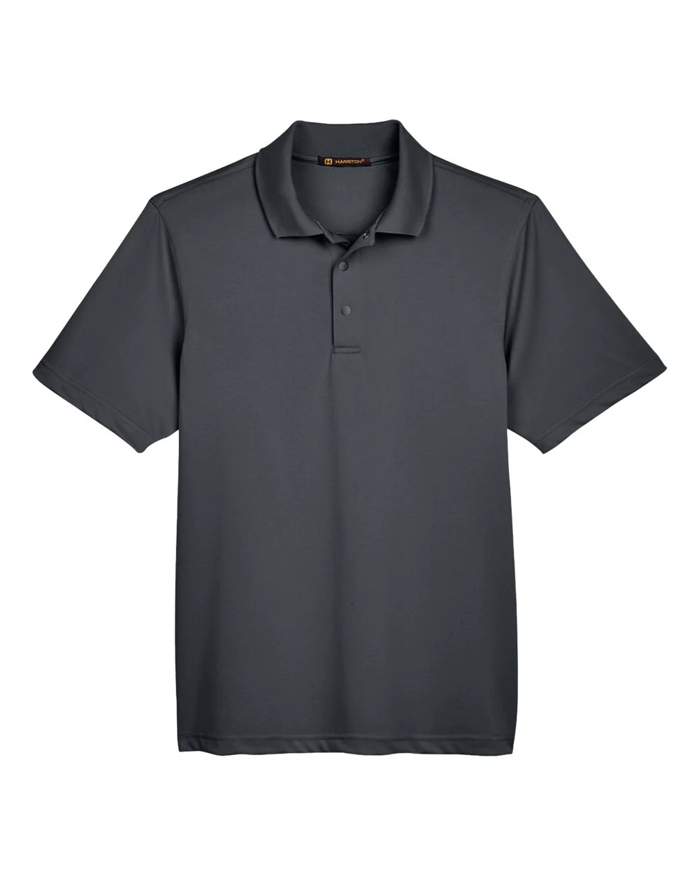 Harriton-M345-Men's Advantage Snag Protection Plus IL Snap Placket Polo - Image 7