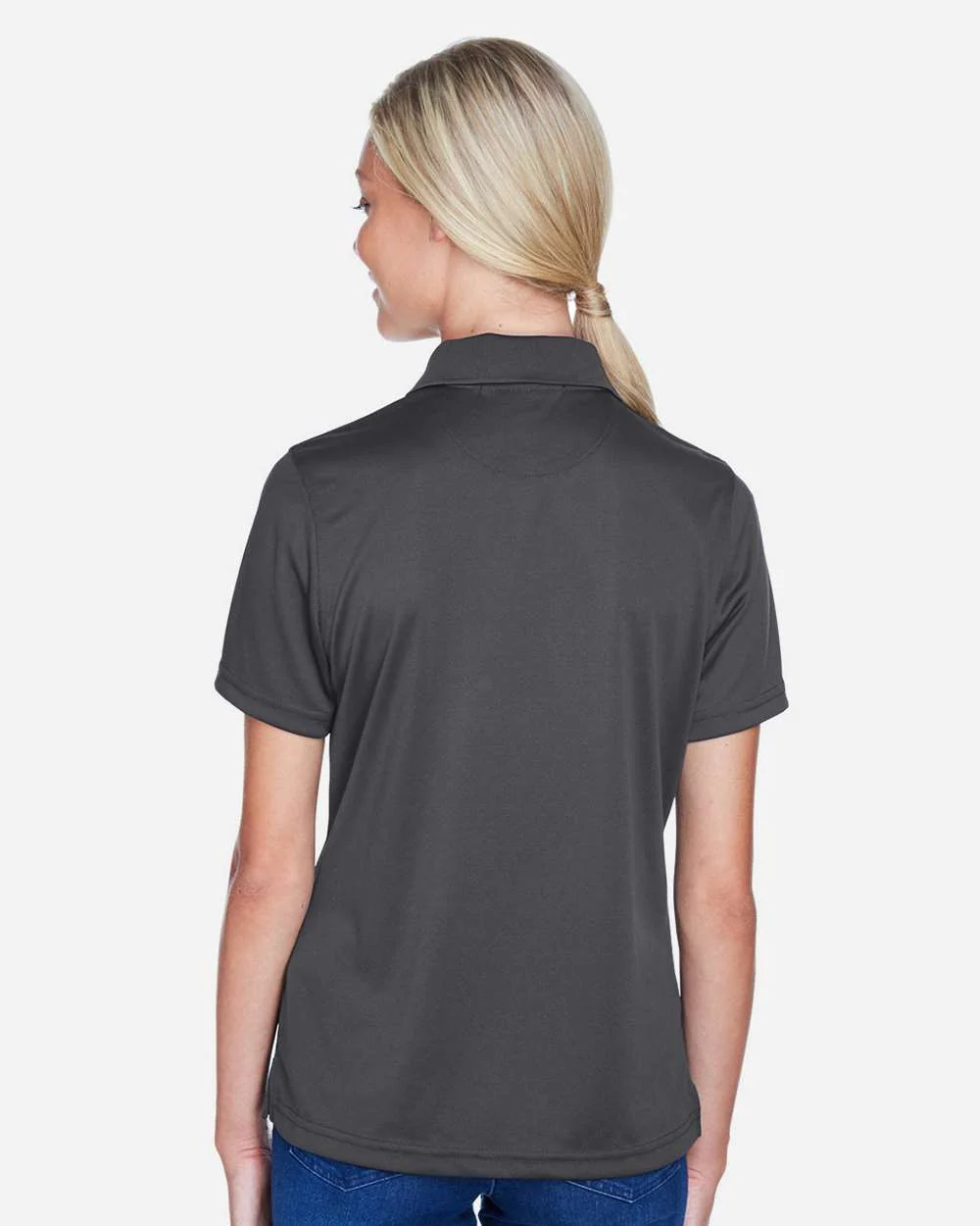 Harriton-M345W-Women's Advantage Snag Protection Plus IL Snap Placket Polo - Image 11