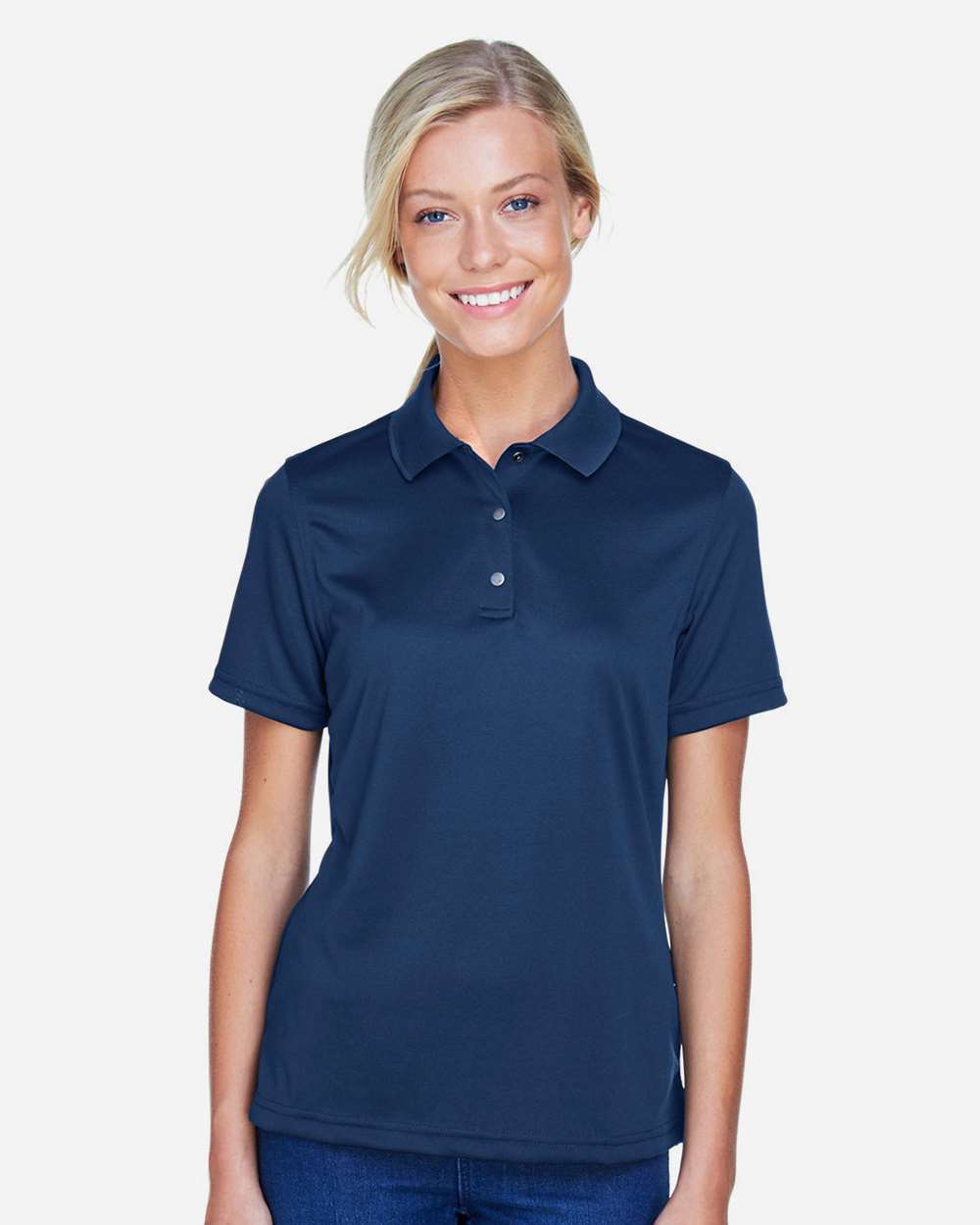 Harriton-M345W-Women's Advantage Snag Protection Plus IL Snap Placket Polo - Image 14