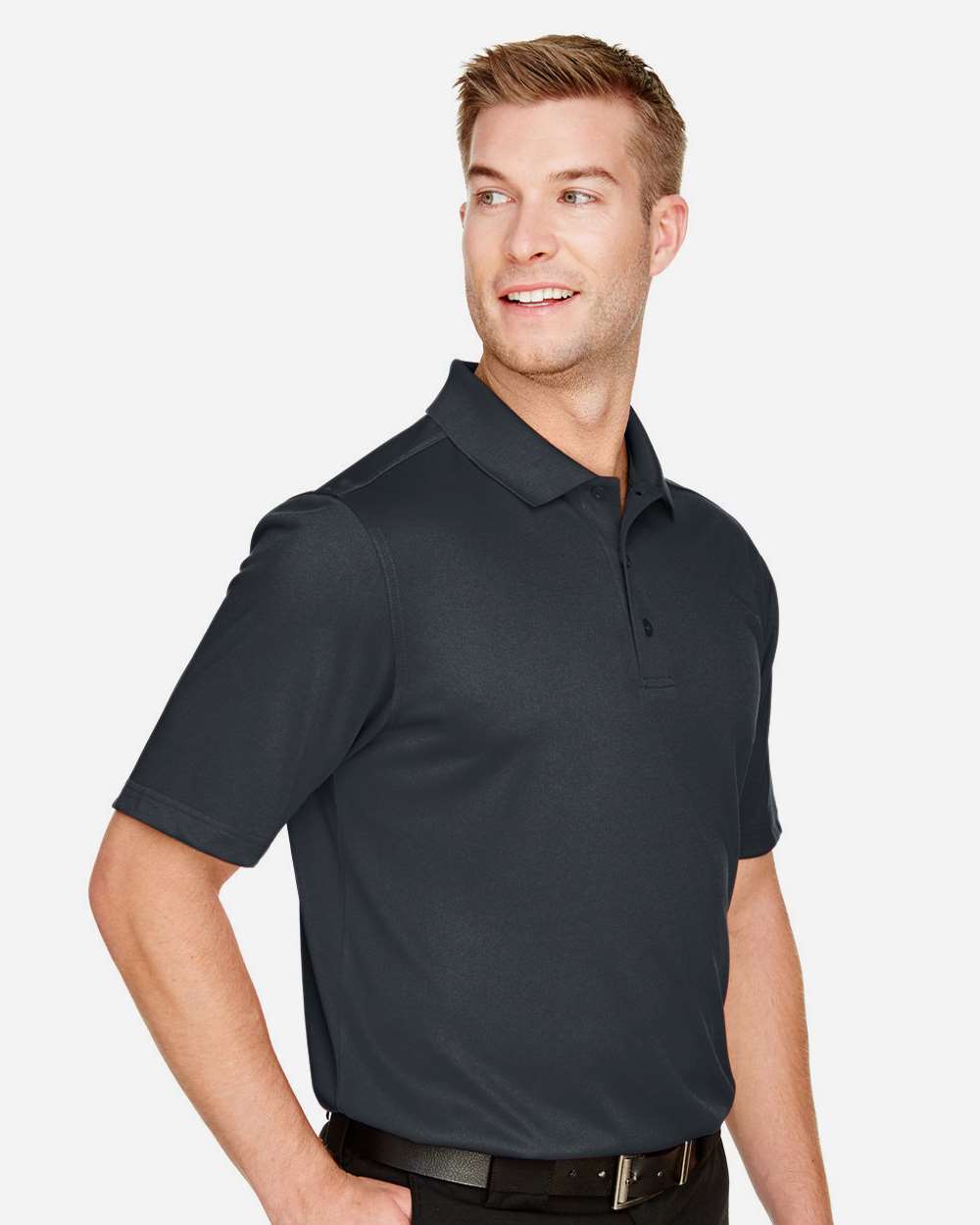Harriton-M348-Men's Advantage Snag Protection Plus Polo - Image 10