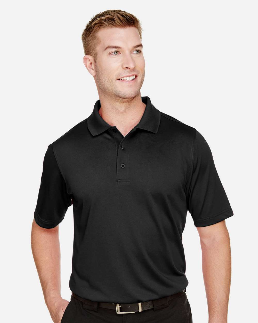 Harriton-M348-Men's Advantage Snag Protection Plus Polo - Image 3