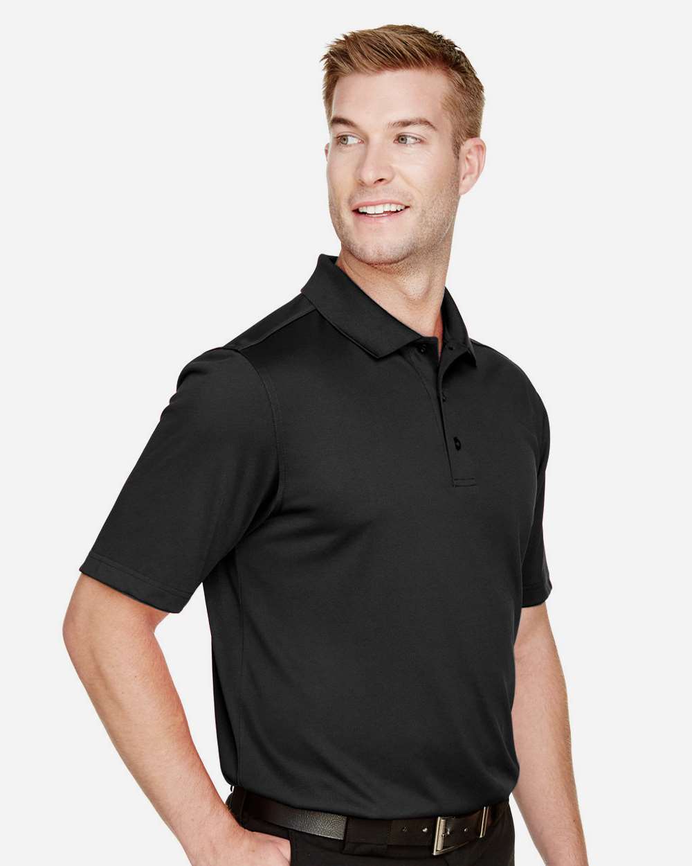 Harriton-M348-Men's Advantage Snag Protection Plus Polo - Image 4