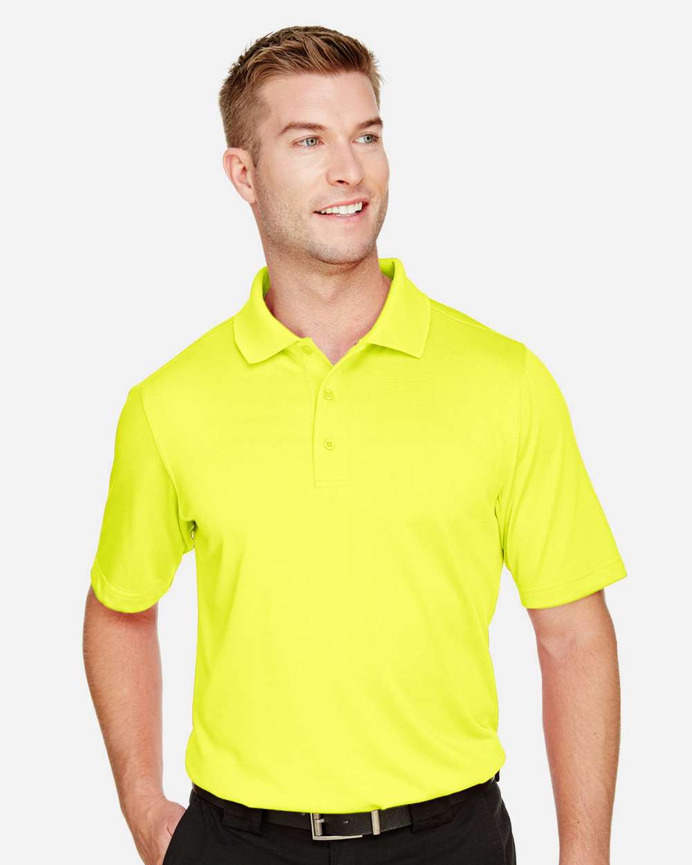 Harriton-M348-Men's Advantage Snag Protection Plus Polo - Image 49