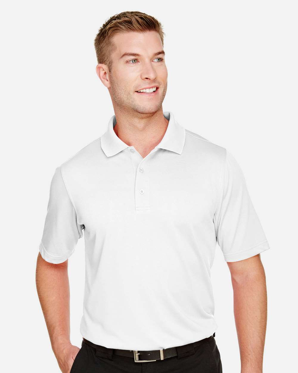 Harriton-M348-Men's Advantage Snag Protection Plus Polo - Image 64