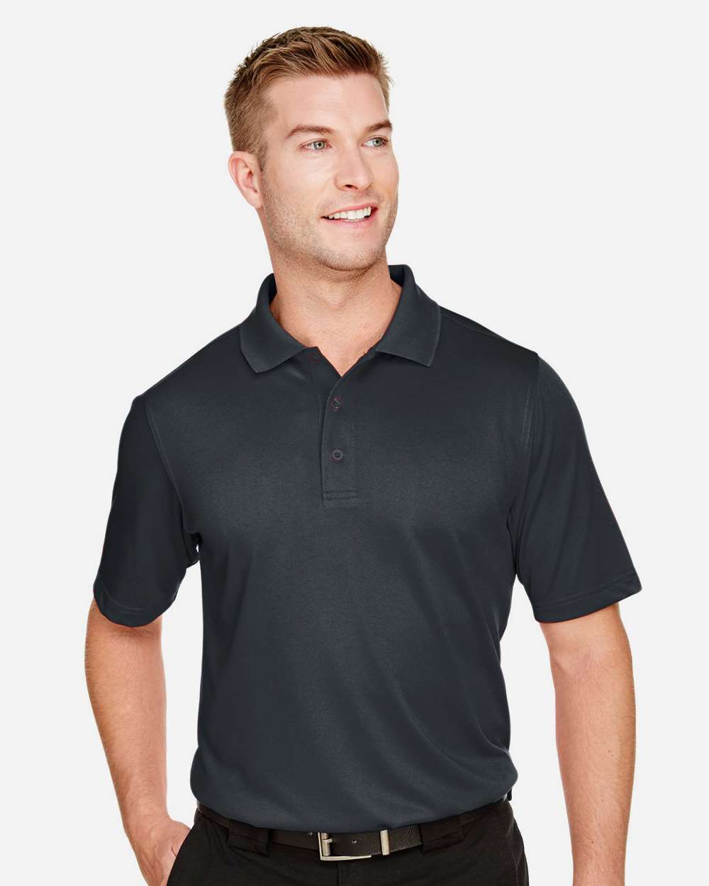 Harriton-M348-Men's Advantage Snag Protection Plus Polo - Image 9