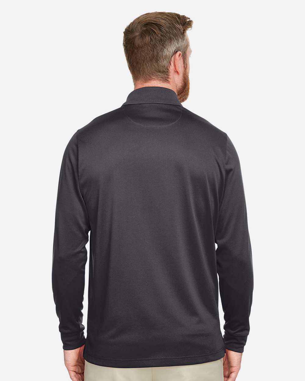 Harriton-M348L-Men's Advantage Snag Protection Plus IL Long Sleeve Polo - Image 13