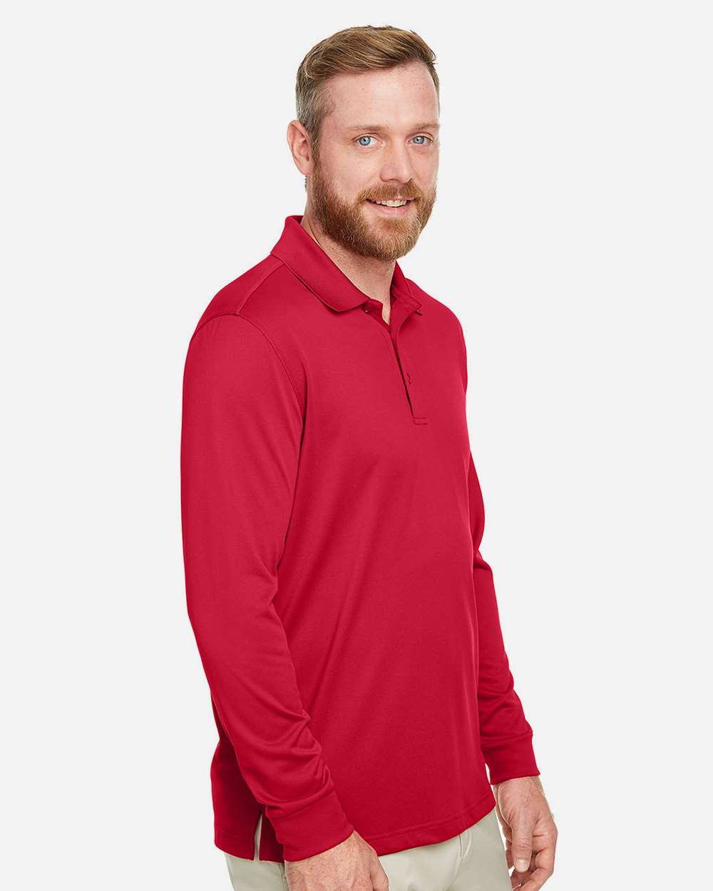 Harriton-M348L-Men's Advantage Snag Protection Plus IL Long Sleeve Polo - Image 24