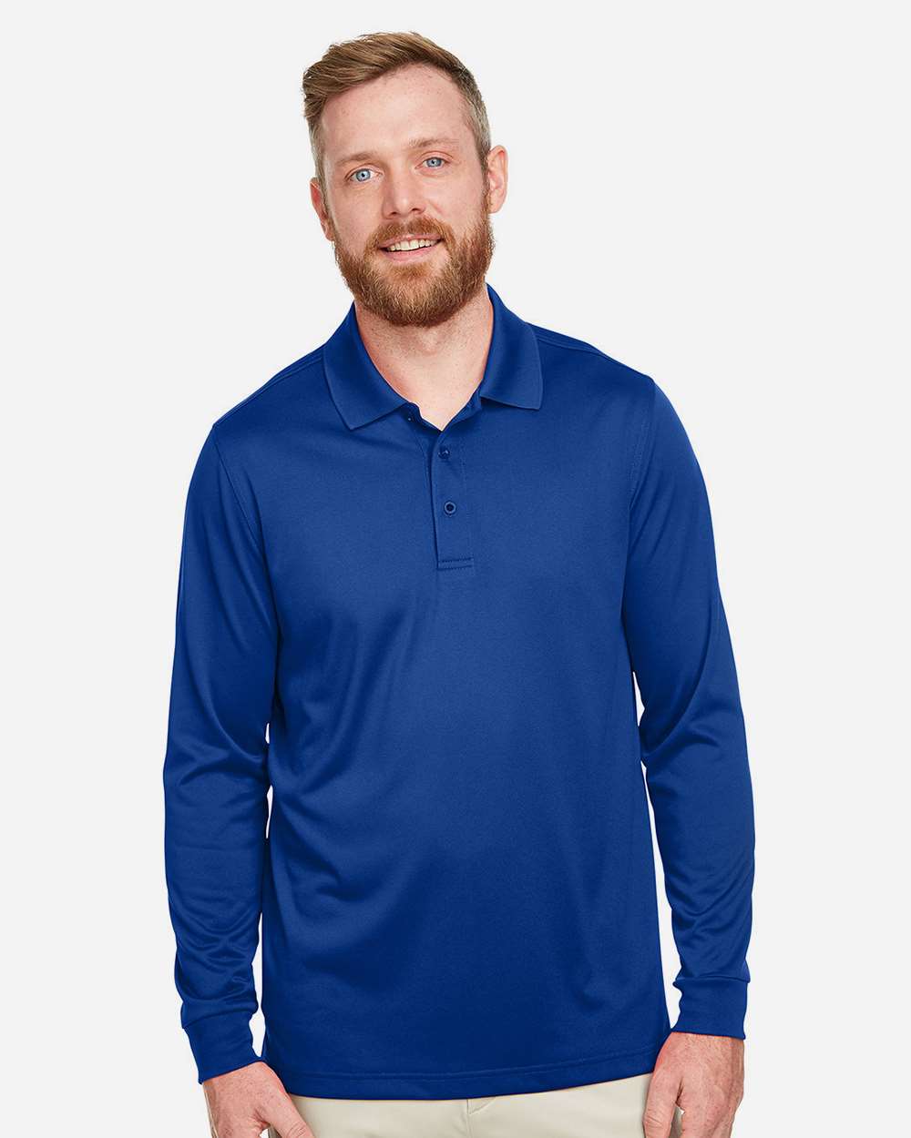 Harriton-M348L-Men's Advantage Snag Protection Plus IL Long Sleeve Polo - Image 29