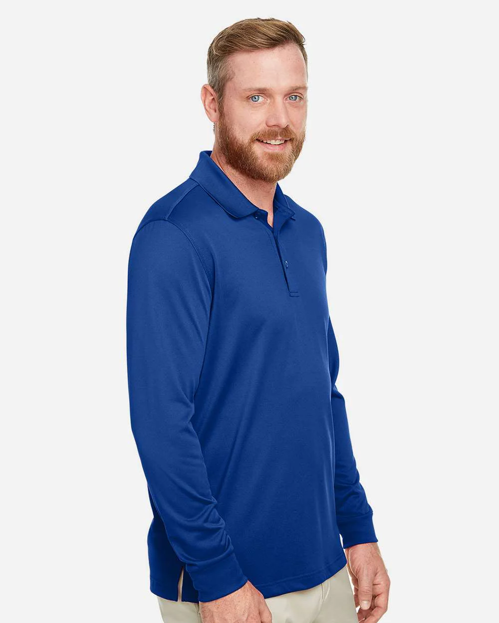Harriton-M348L-Men's Advantage Snag Protection Plus IL Long Sleeve Polo - Image 30