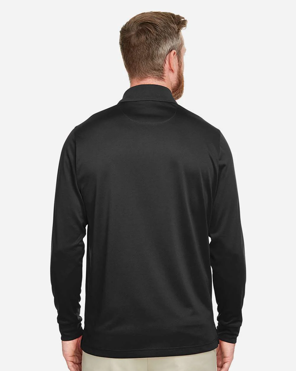 Harriton-M348L-Men's Advantage Snag Protection Plus IL Long Sleeve Polo - Image 6