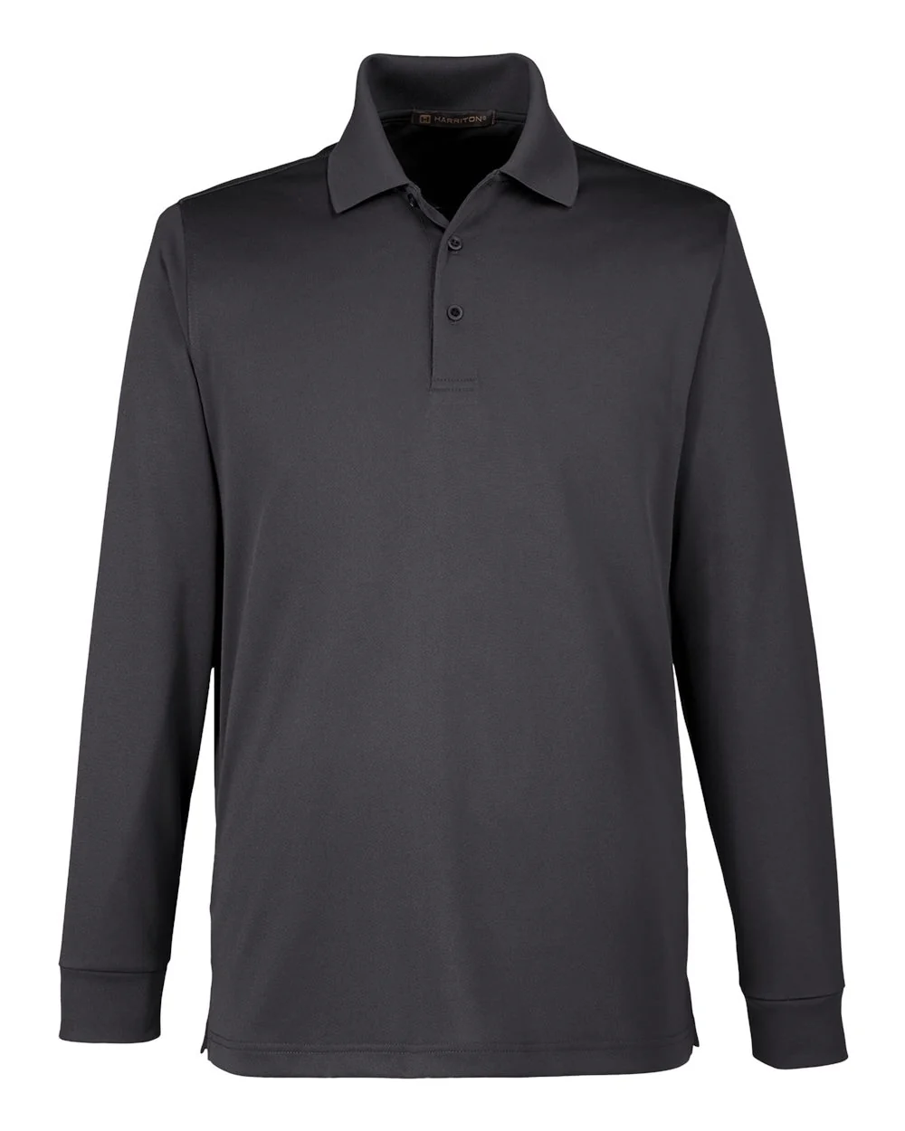 Harriton-M348L-Men's Advantage Snag Protection Plus IL Long Sleeve Polo - Image 8
