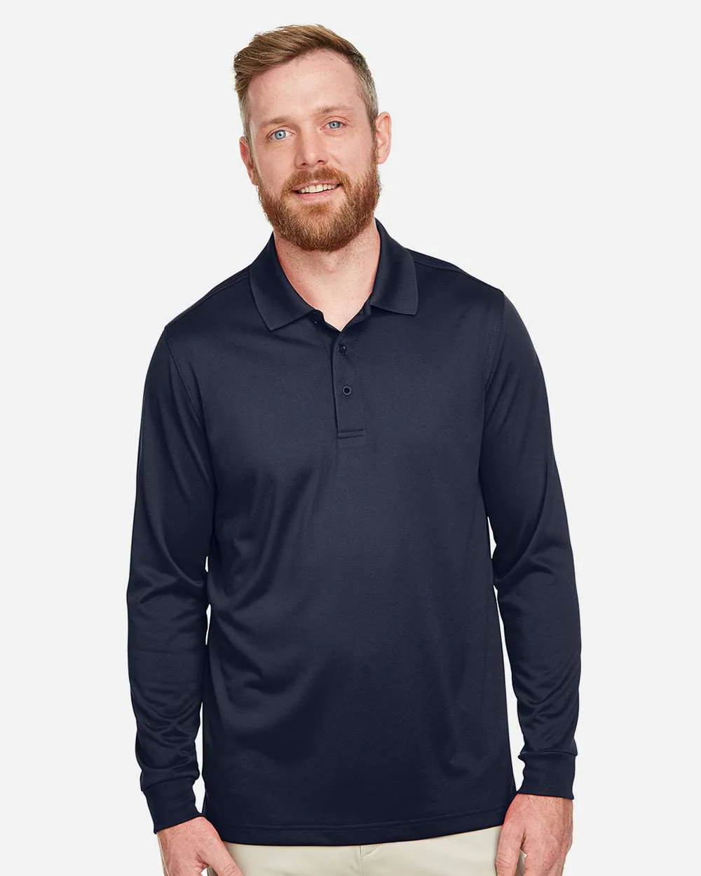 Harriton-M348LT-Men's Tall Advantage Long Sleeve Snag Protection Plus IL Polo - Image 17