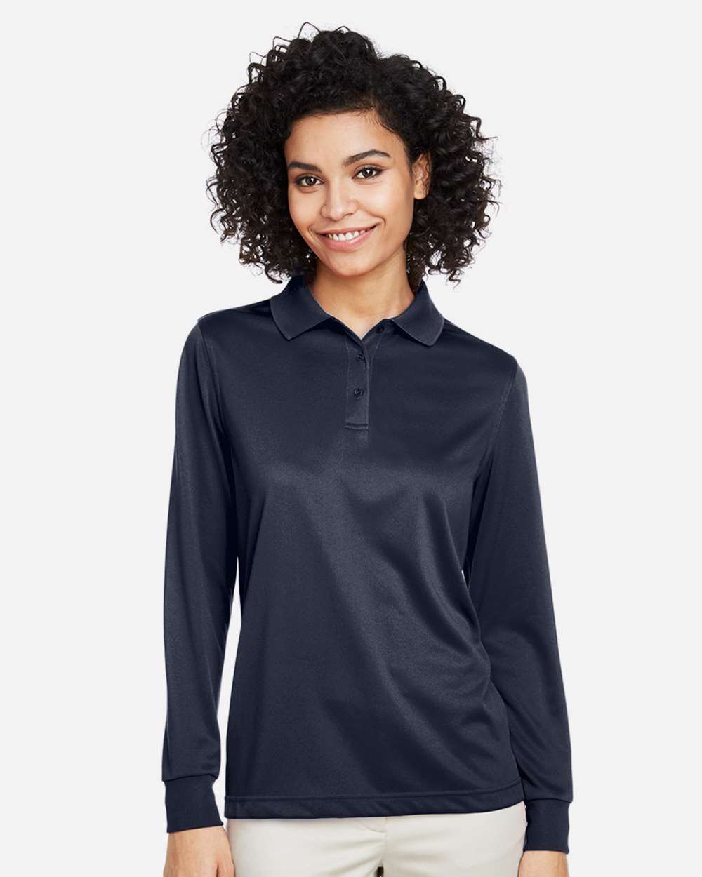 Harriton-M348LW-Women's Advantage Snag Protection Plus IL Long Sleeve Polo - Image 17
