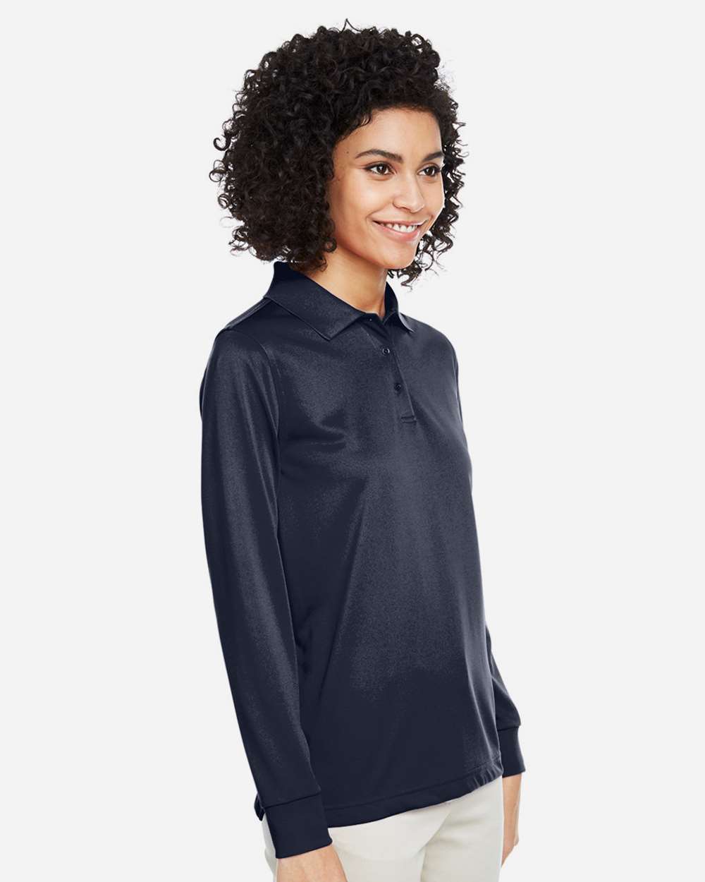 Harriton-M348LW-Women's Advantage Snag Protection Plus IL Long Sleeve Polo - Image 18
