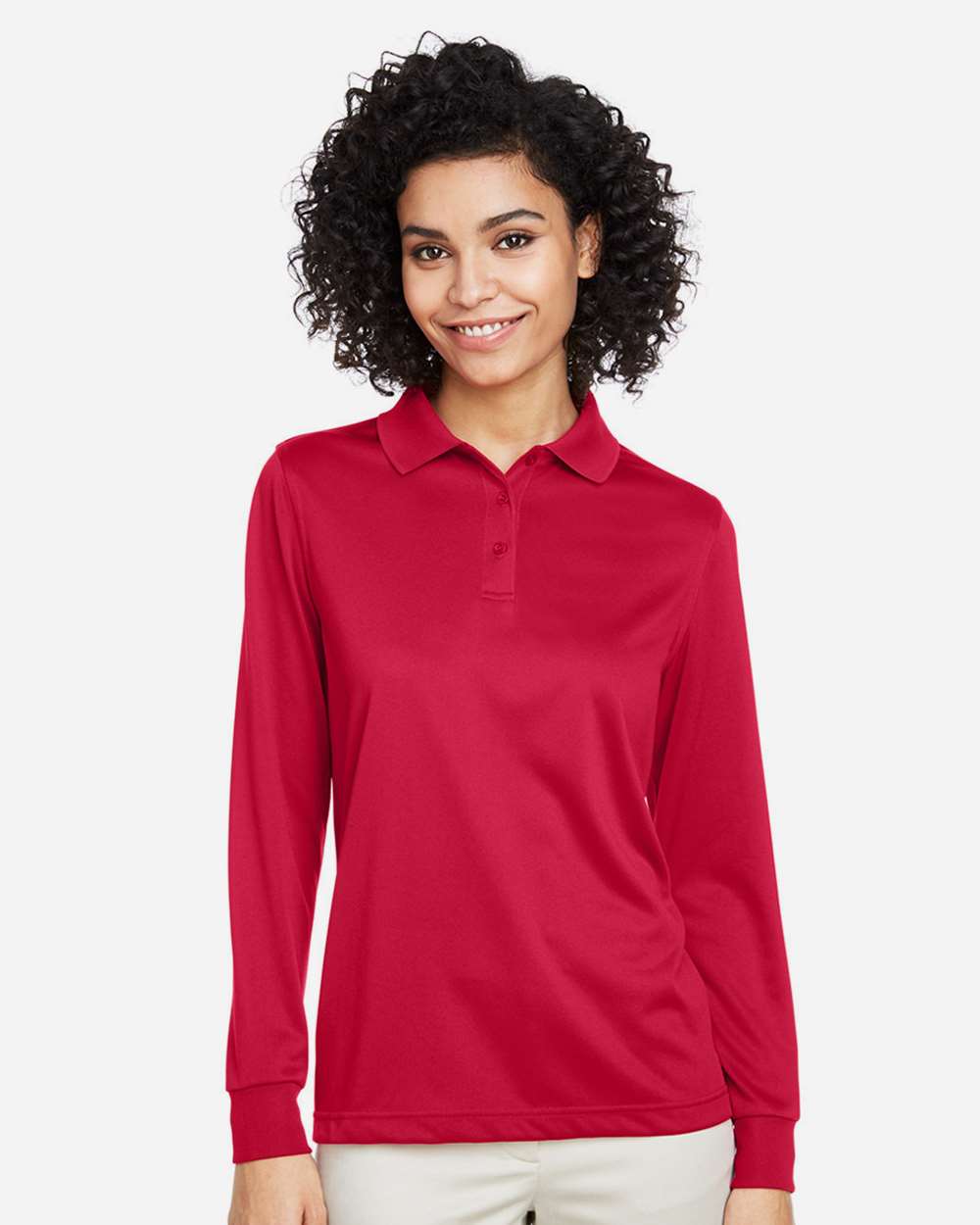 Harriton-M348LW-Women's Advantage Snag Protection Plus IL Long Sleeve Polo - Image 23
